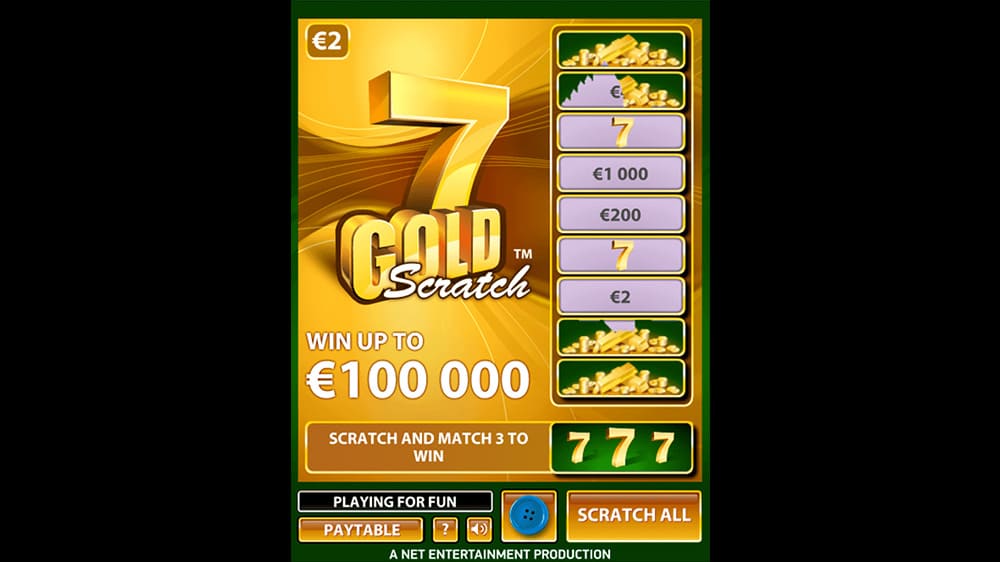 7 Gold Scratch Screenshot