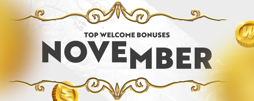 Casino Welcome Bonuses November 2020